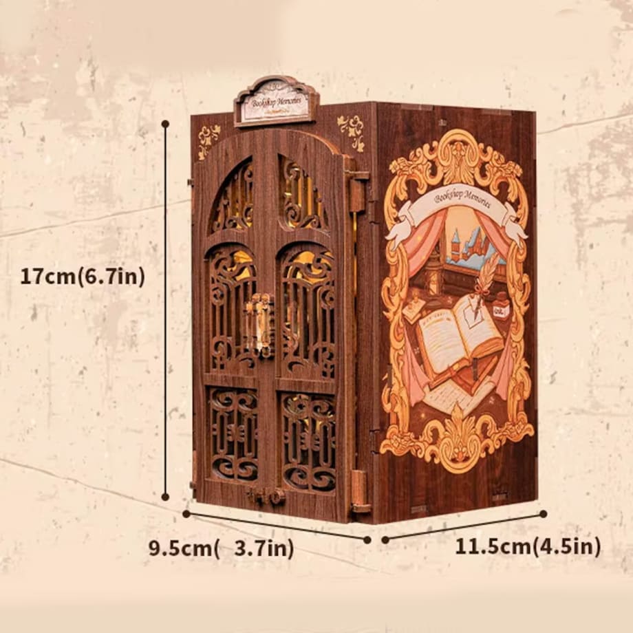 Miniaturowy domek Book Nook - Klub książki - CuteBee
