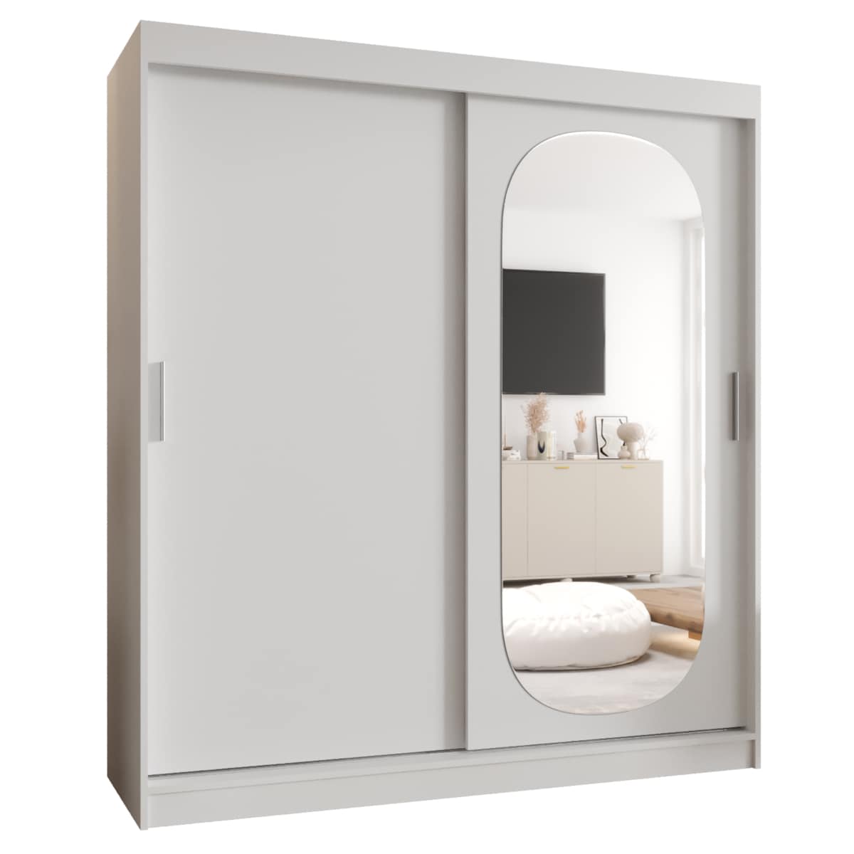 Szafa przesuwna ROYAL 150 biały