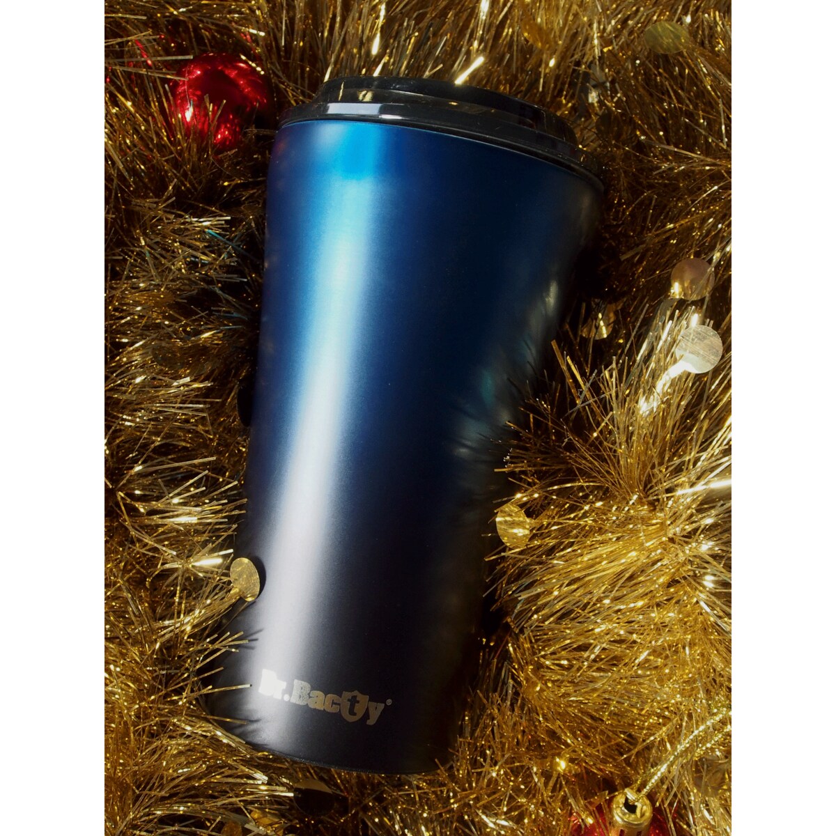 Kubek termiczny na kawę Dr.Bacty Apollo 2.0 - 360 ml - Monaco Blue - Ptaszkowe love