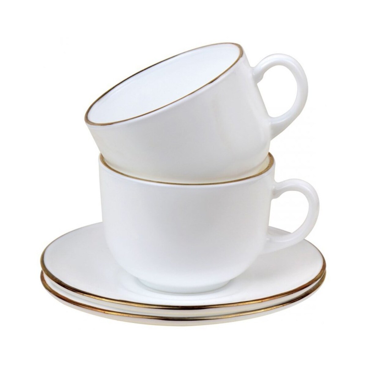 Kinghoff zestaw kawowy 6 filiżanek ze spodeczkami Opal 62395