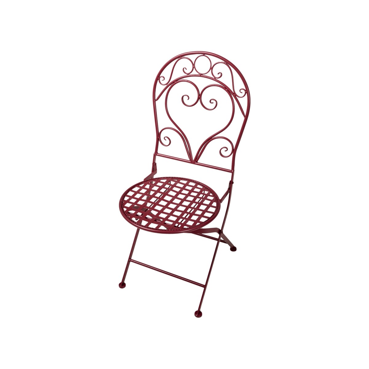 Zestaw mebli balkonowych ALBINIA Metal Burgundowy