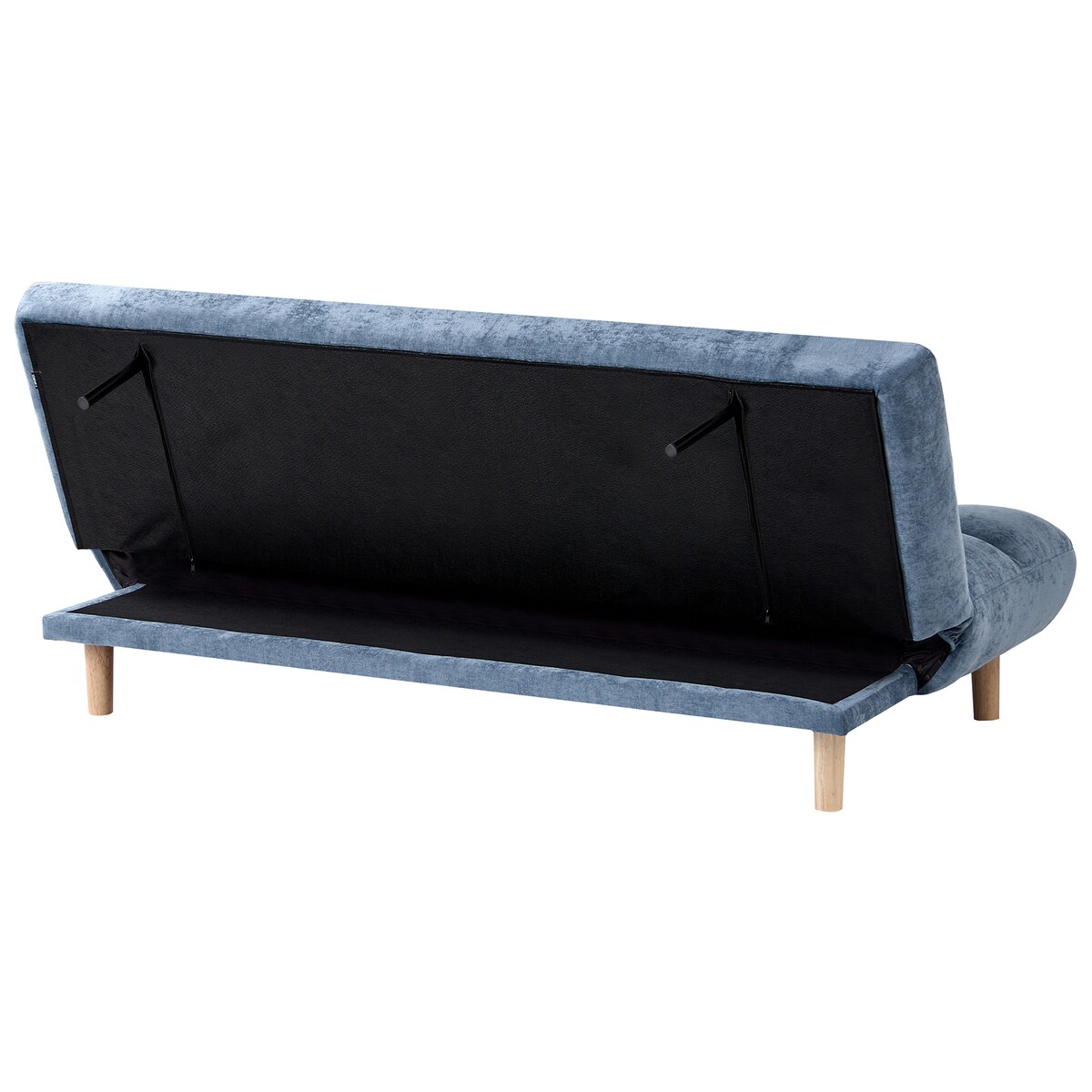 Sofa rozkładana dla 2 osób RISOR Szenil Niebieski