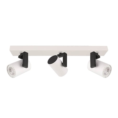 LAMPA sufitowa MOLA SPL-2846-3 WH Italux metalowa OPRAWA regulowane reflektorki plafon białe czarne