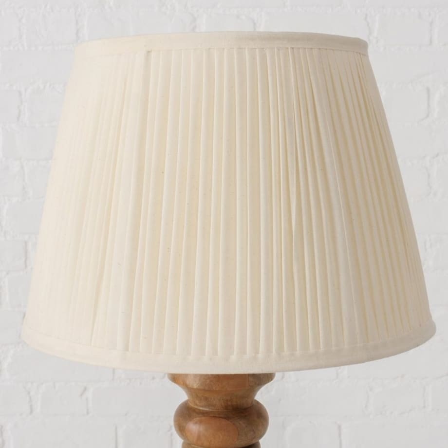 Lampa podłogowa 176x40 cm z drewna mango