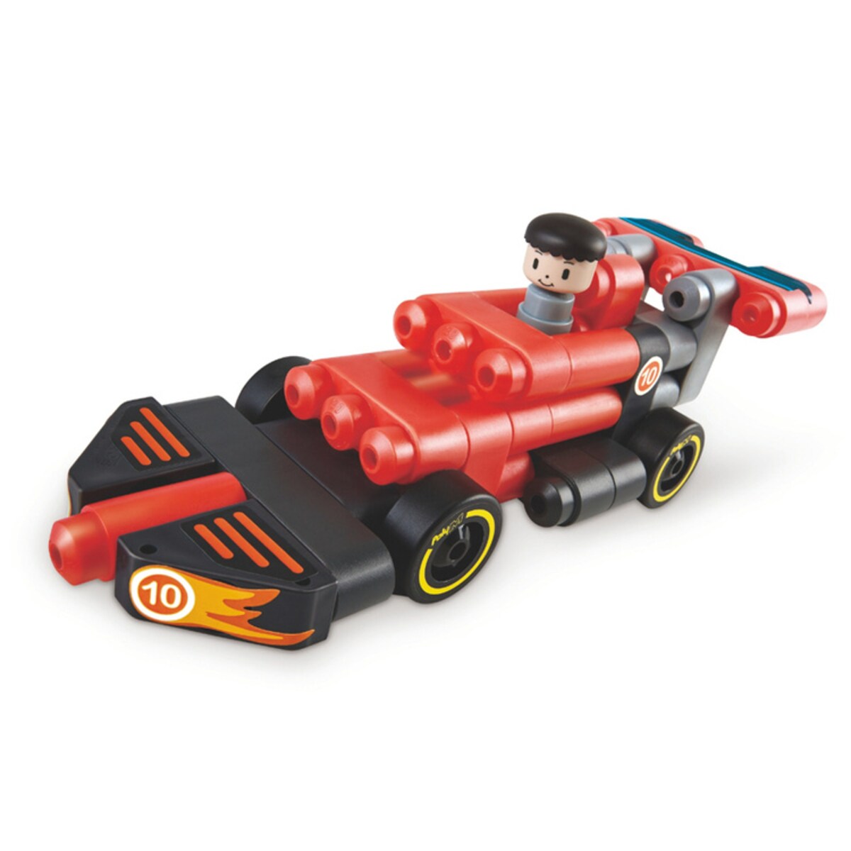 Miękkie Klocki Konstrukcyjne Samochód Wyścigowy 31 el. 2+ PolyM