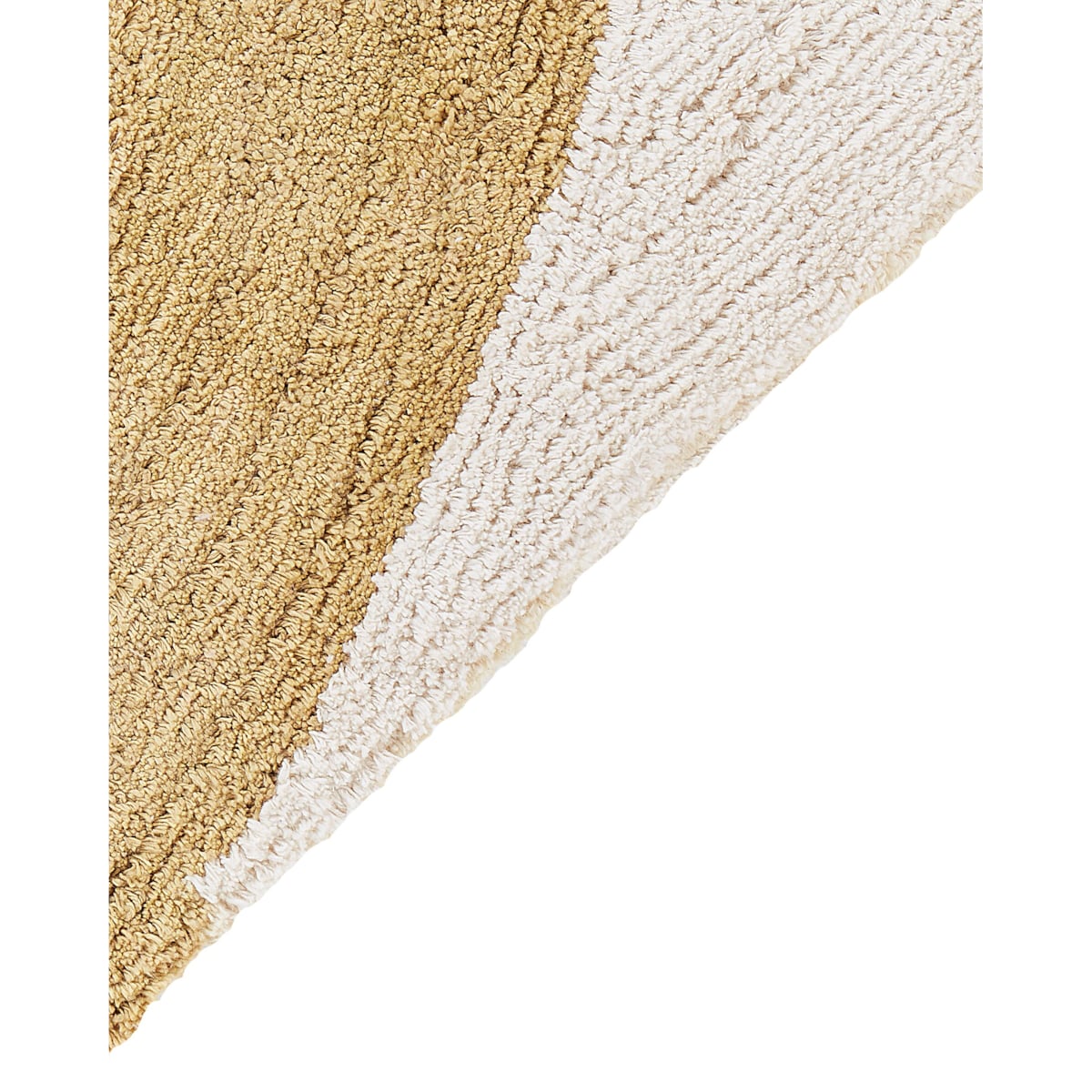 Dywan dziecięcy bawełniany w tęczę 140 x 200 cm beżowy z różowym TATARLI