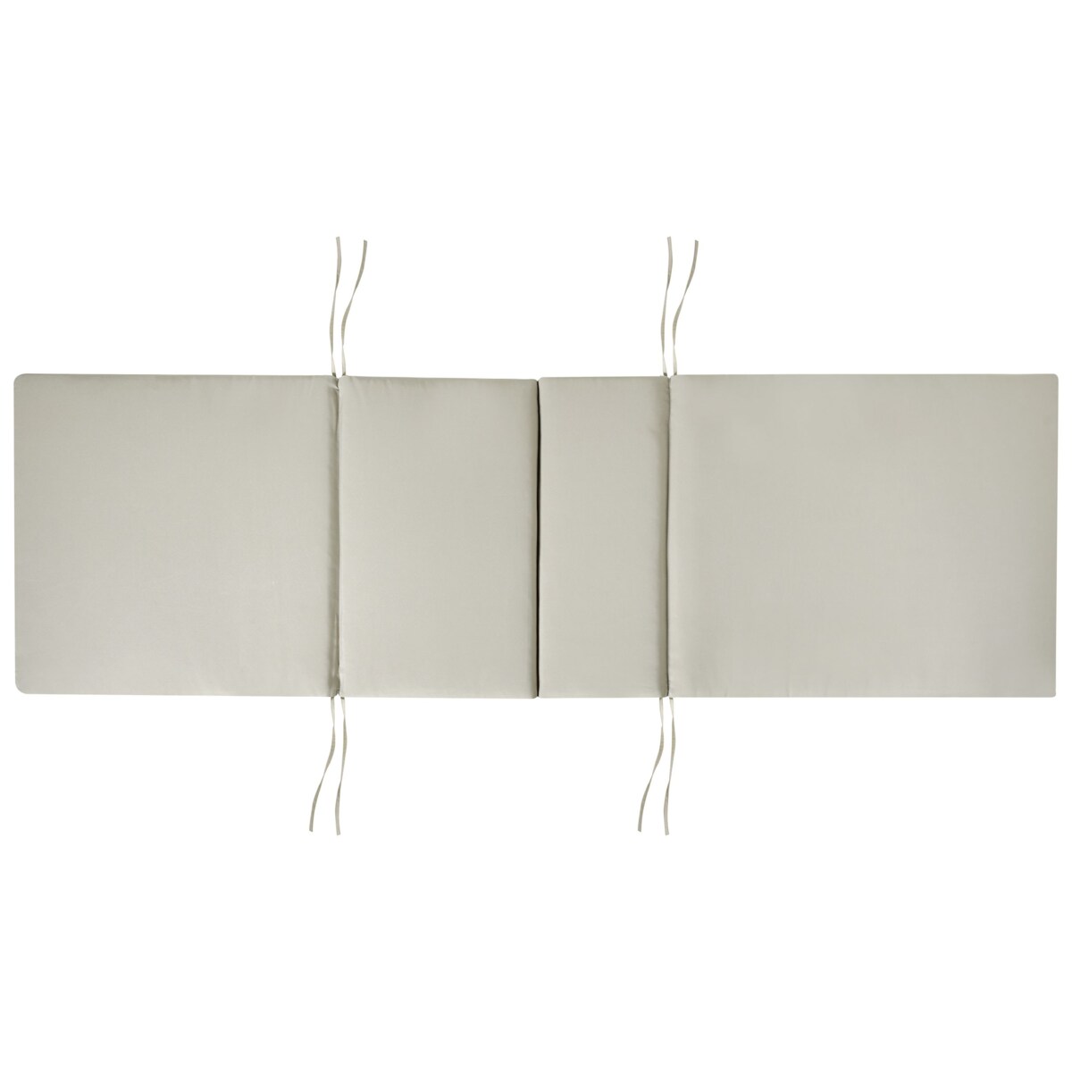 Poduszka na krzesło ogrodowe TOSCANA/JAVA/AMANTEA PREMIUM 188 x 59 cm Beżowoszary