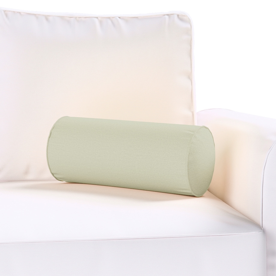 Poduszka wałek prosty, jasna oliwka, Ø16 x 40 cm, Loneta