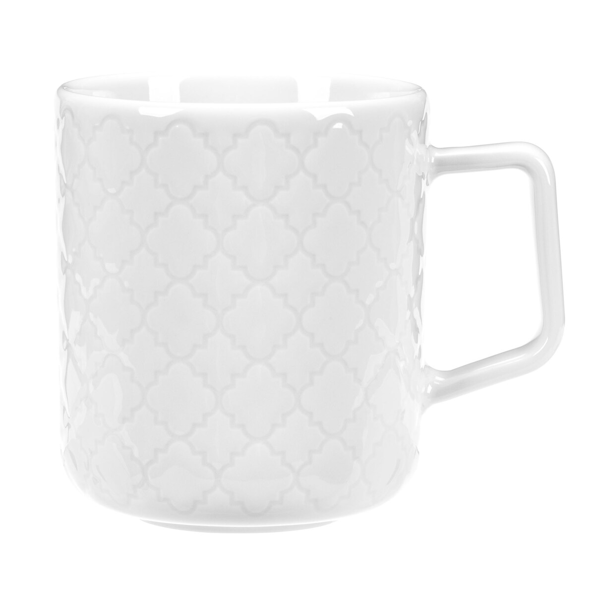 Kubek 400 ml Marrakesz biały LU07 (000T)