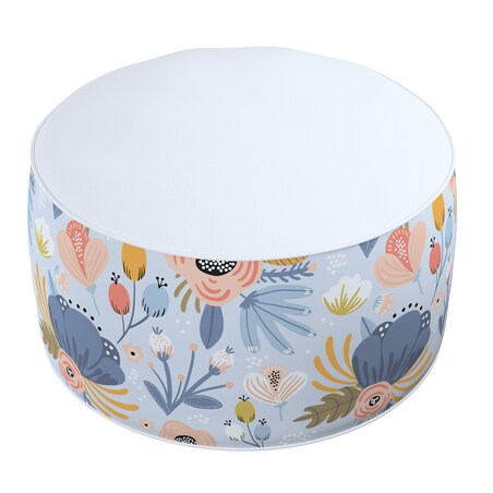 Puf dwukolorowy Coli, niebieski, 50x25 cm, Magic Collection