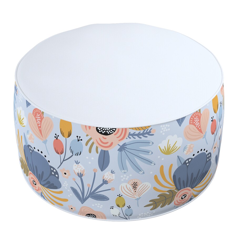 Puf dwukolorowy Coli, niebieski, 50x25 cm, Magic Collection