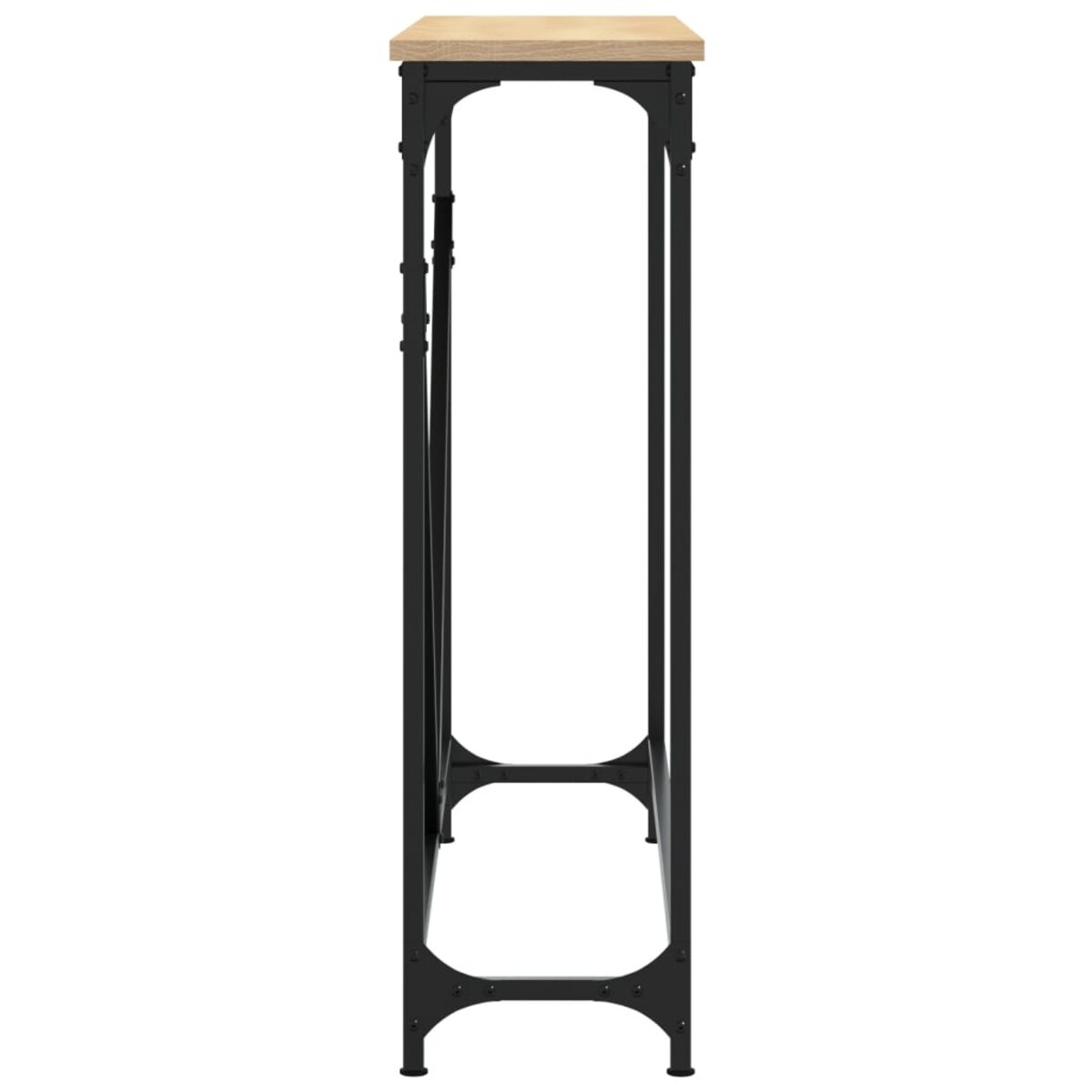 vidaXL Stolik konsolowy, dąb sonoma, 102x22,5x75 cm