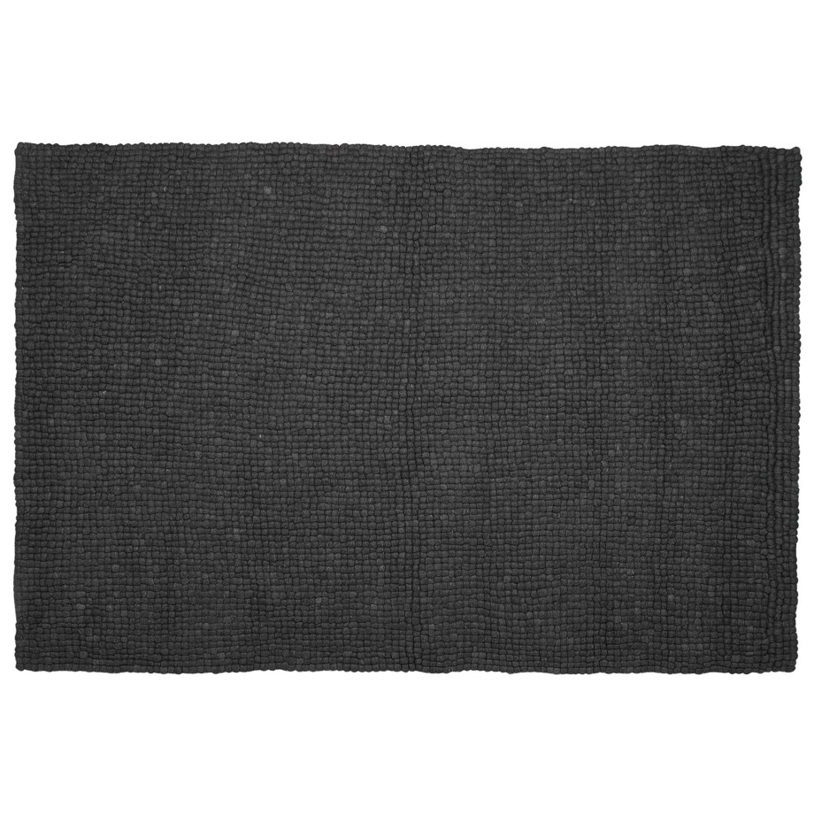 Dywan z filcowych kulek 160 x 230 cm ciemnoszary AMDO