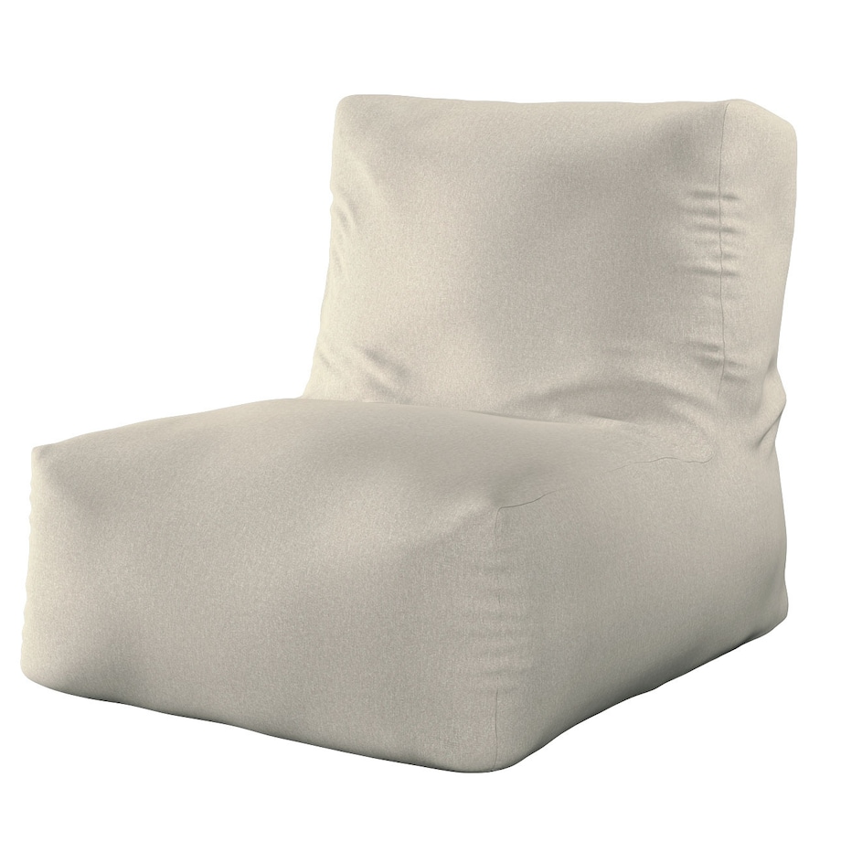 Pufa - fotel, beżowy melanż, 67 x 31 x 75 cm, Amsterdam