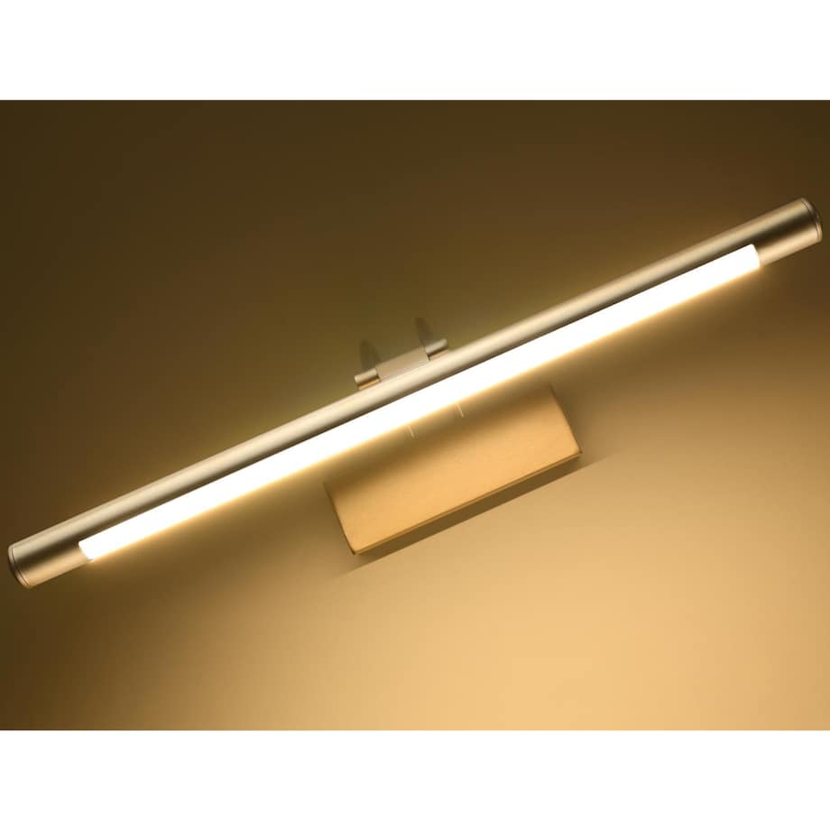 Galeryjka LAMPA ścienna RENOIR 21-69726 Candellux regulowana OPRAWA kinkiet LED 8W 4000K metalowy satyna złoty