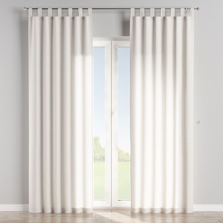 Zasłona na szelkach 1 szt. 130x245 śmietankowy biały