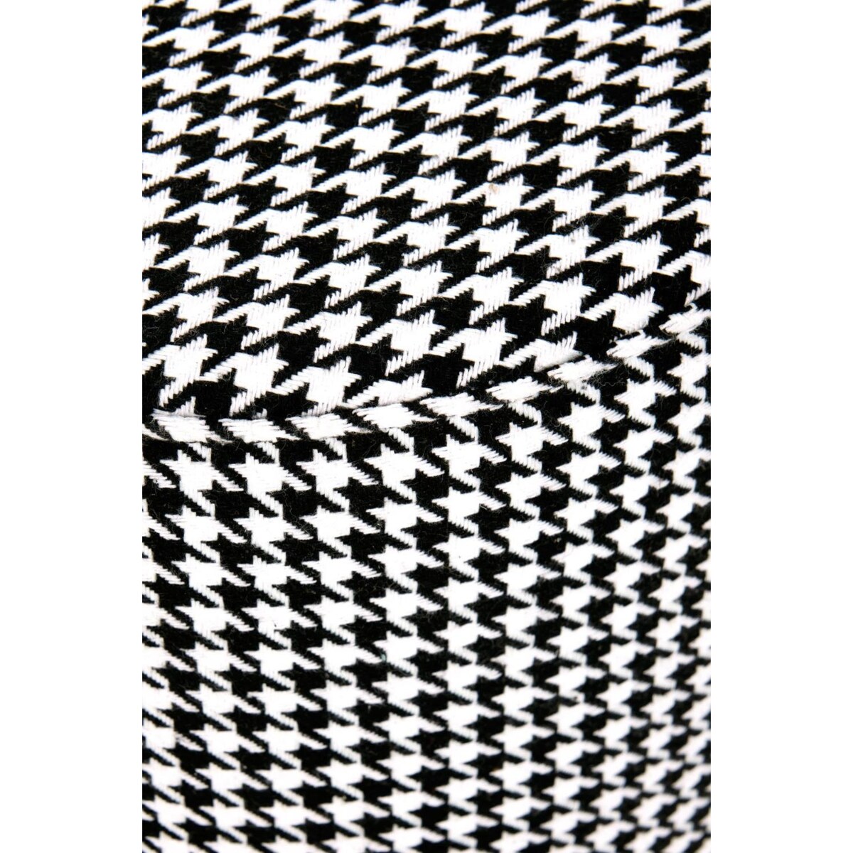 PUFA Ranu OKRĄGŁA 36/44 cm czarno-biała ZŁOTA PODSTAWA