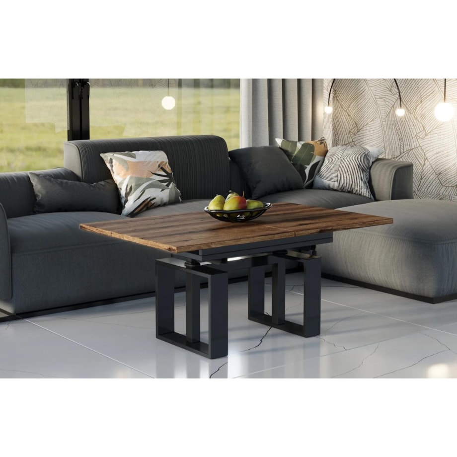 Ława rozkładana podnoszona EMPOLI 110(170)x65 dąb monastery