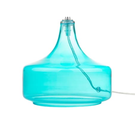 Lampa stołowa szklana niebieska ERZEN