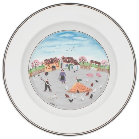 Talerz głęboki Ferma drobiu Design Naif, 21 cm, Villeroy & Boch