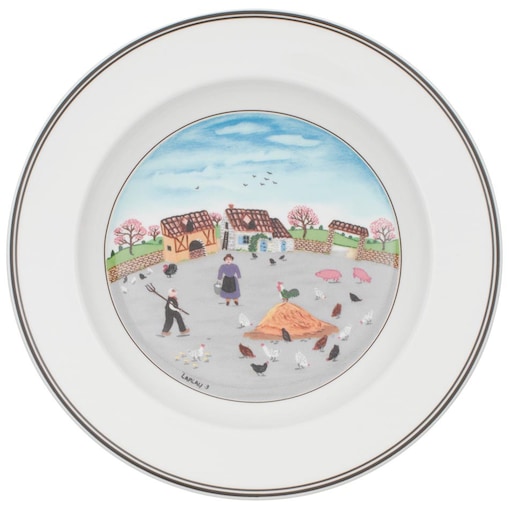 Talerz głęboki Ferma drobiu Design Naif, 21 cm, Villeroy & Boch