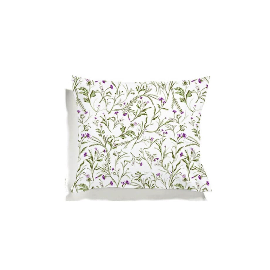 Poszewka Fioletowa łączka 50 x 70 cm