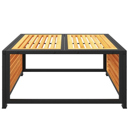 vidaXL Stolik ogrodowy, 68x68x30 cm, lite drewno akacjowe