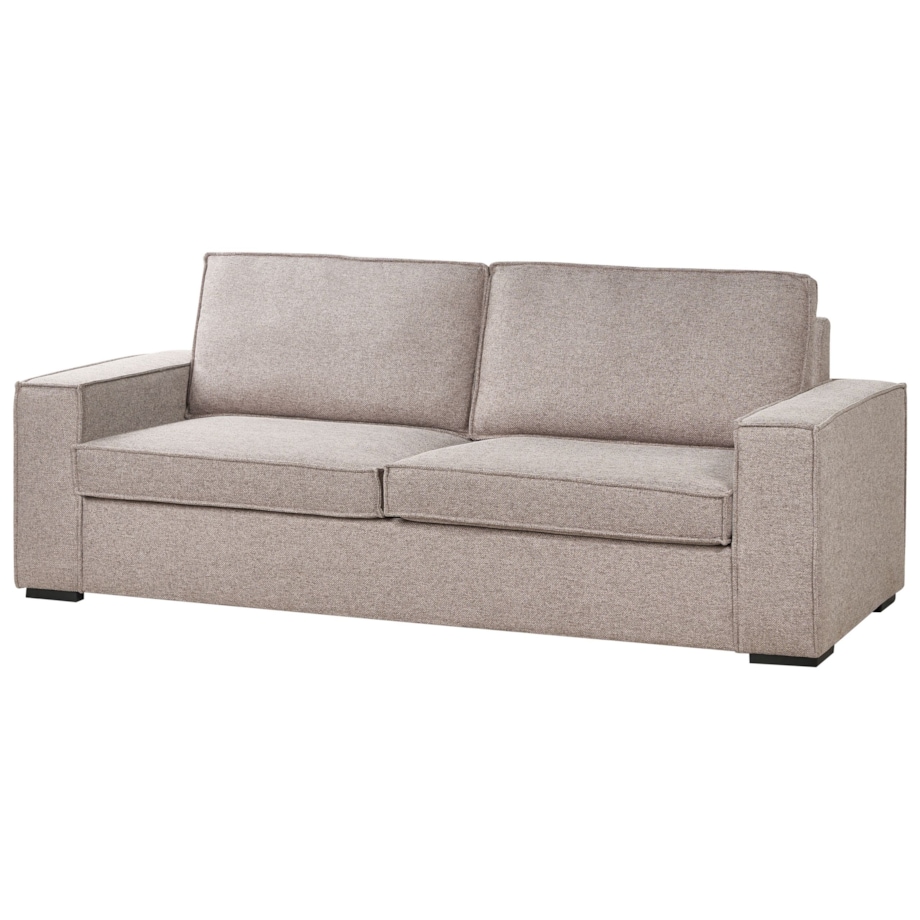 Sofa rozkładana jasnobrązowa VUOKATTI