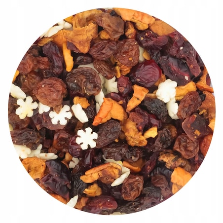 Herbata owocowa CYTRUSOWA ŻURAWINA o smaku winogronowo żurawinowym PREMIUM - herbata liściasta sypana mieszanka napar susz - gotowa na prezent upominek