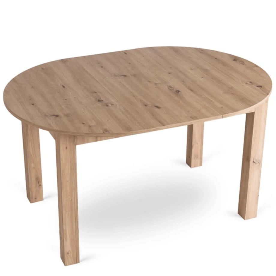 Stół okrągły rozkładany do jadalni artisan 102-142 cm HARRY