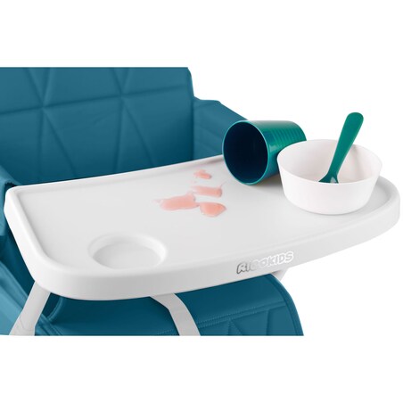 Krzesełko do karmienia Ricokids Nuco lekkie składane podnóżek 7097