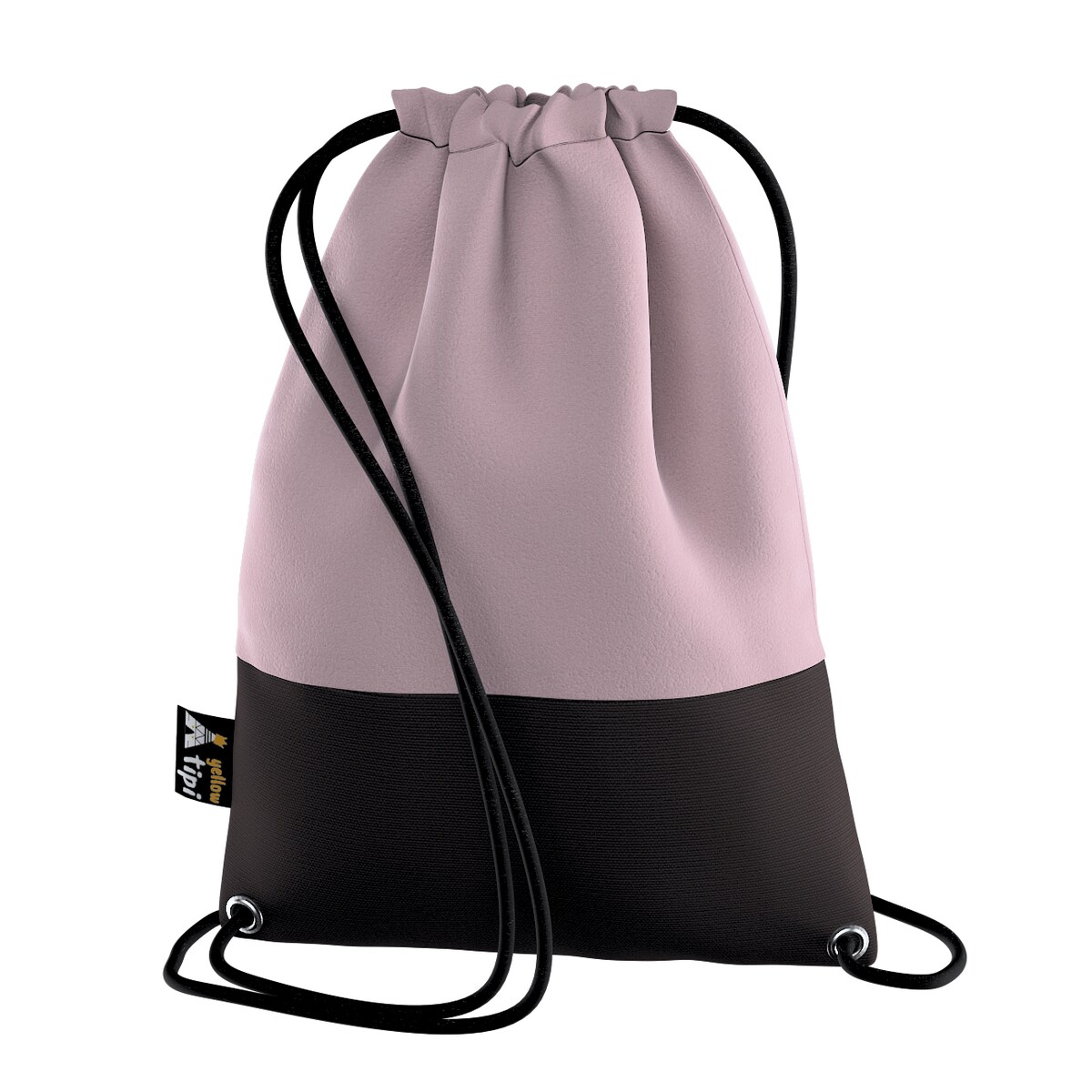 Worek plecak Kiddy Velvet, zgaszony róż, 28x40cm, Posh Velvet