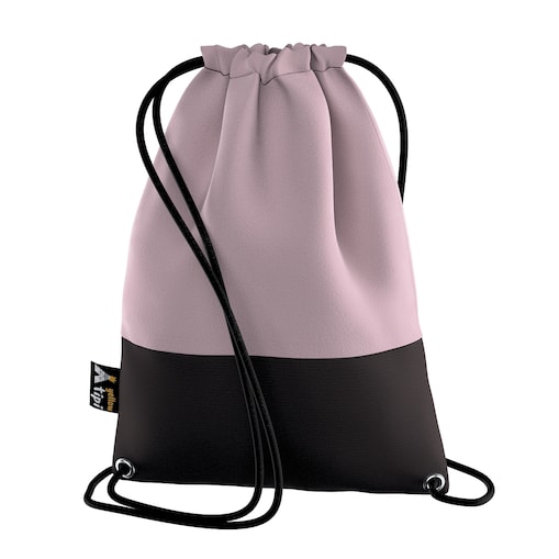 Worek plecak Kiddy Velvet, zgaszony róż, 28x40cm, Posh Velvet