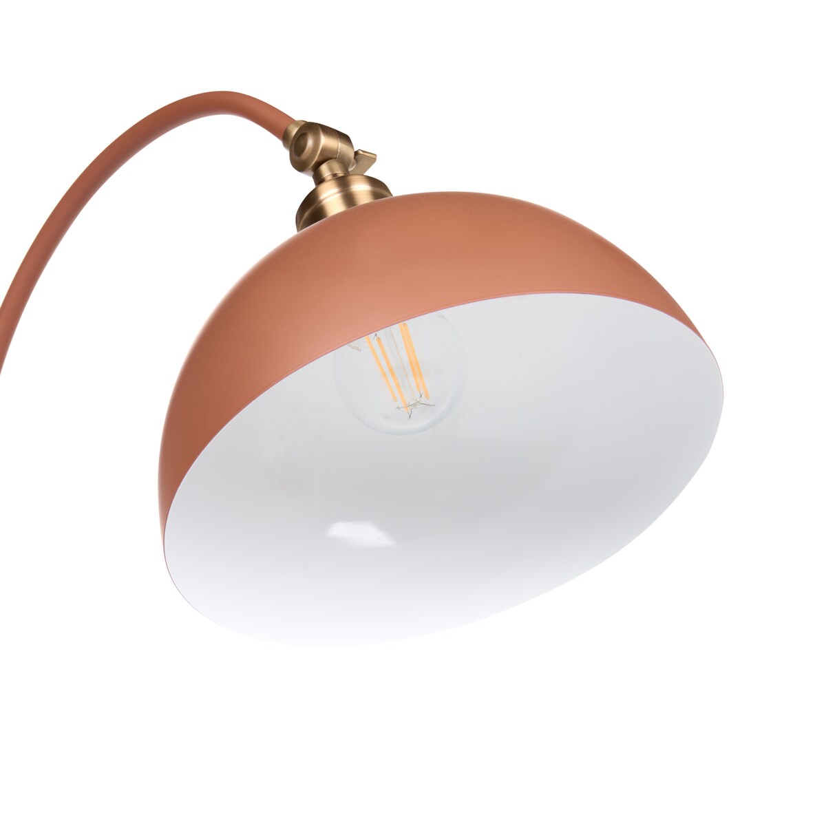 Lampa podłogowa LENNON Regulowana Metal Pomarańczowy