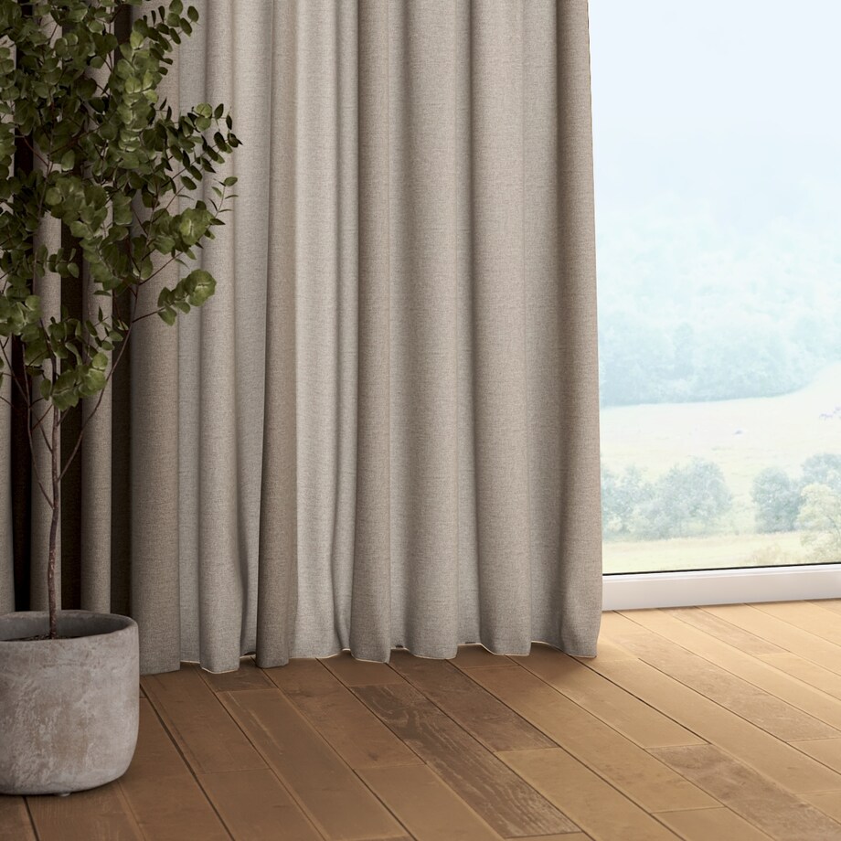 Zasłona na taśmie marszczącej 1 szt. 130x245 grafit