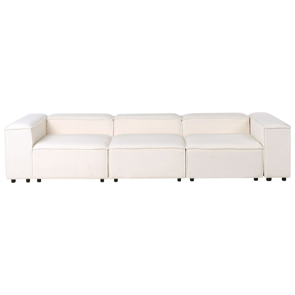 Sofa modułowa dla 3 osób ARDAL Boucle Złamana biel
