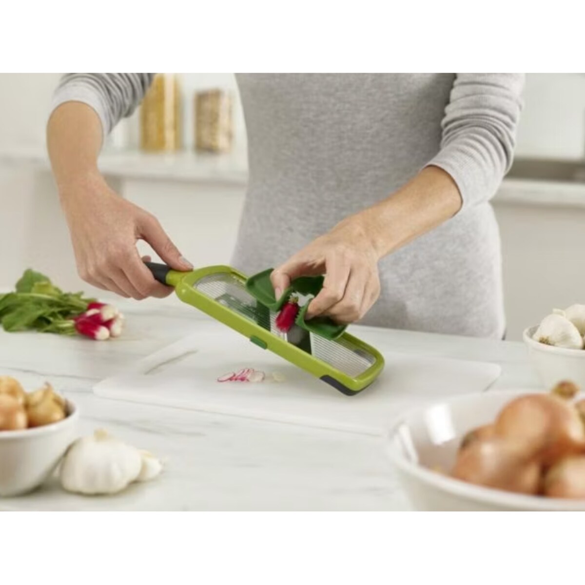 Plastrownica do warzyw zielona, 30 x 10 x 5.8 cm, Joseph Joseph