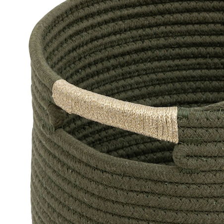 Kosze do przechowywania z bawełnianej plecionki TROPICAL, 2 sztuki