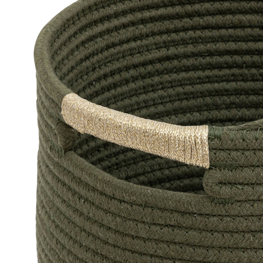 Kosze do przechowywania z bawełnianej plecionki TROPICAL, 2 sztuki