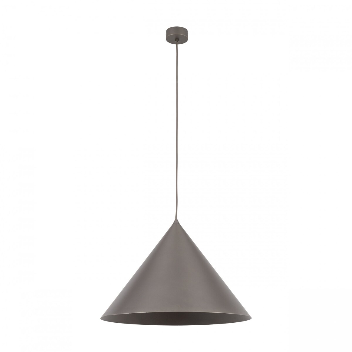 Lampa wisząca TK Lighting CONO XL NEW BROWN 11378 brązowa loftowa E27 50 cm regulowana wysokość