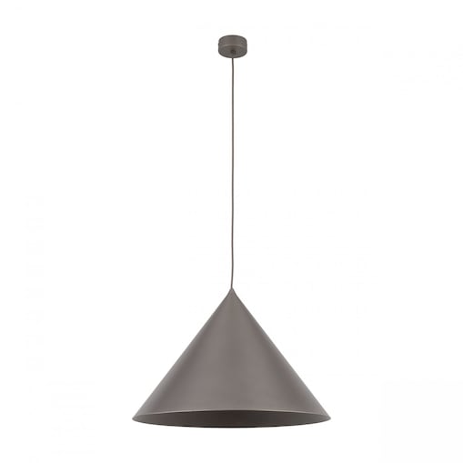 Lampa wisząca TK Lighting CONO XL NEW BROWN 11378 brązowa loftowa E27 50 cm regulowana wysokość