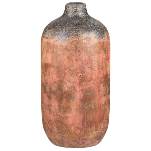Wazon na kwiaty SARAGOSSA Ceramika 53 cm Miedziany