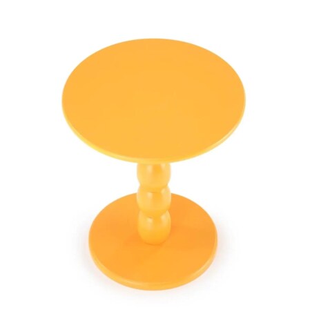 Ława CIRILLA 40x40cm musztardowa