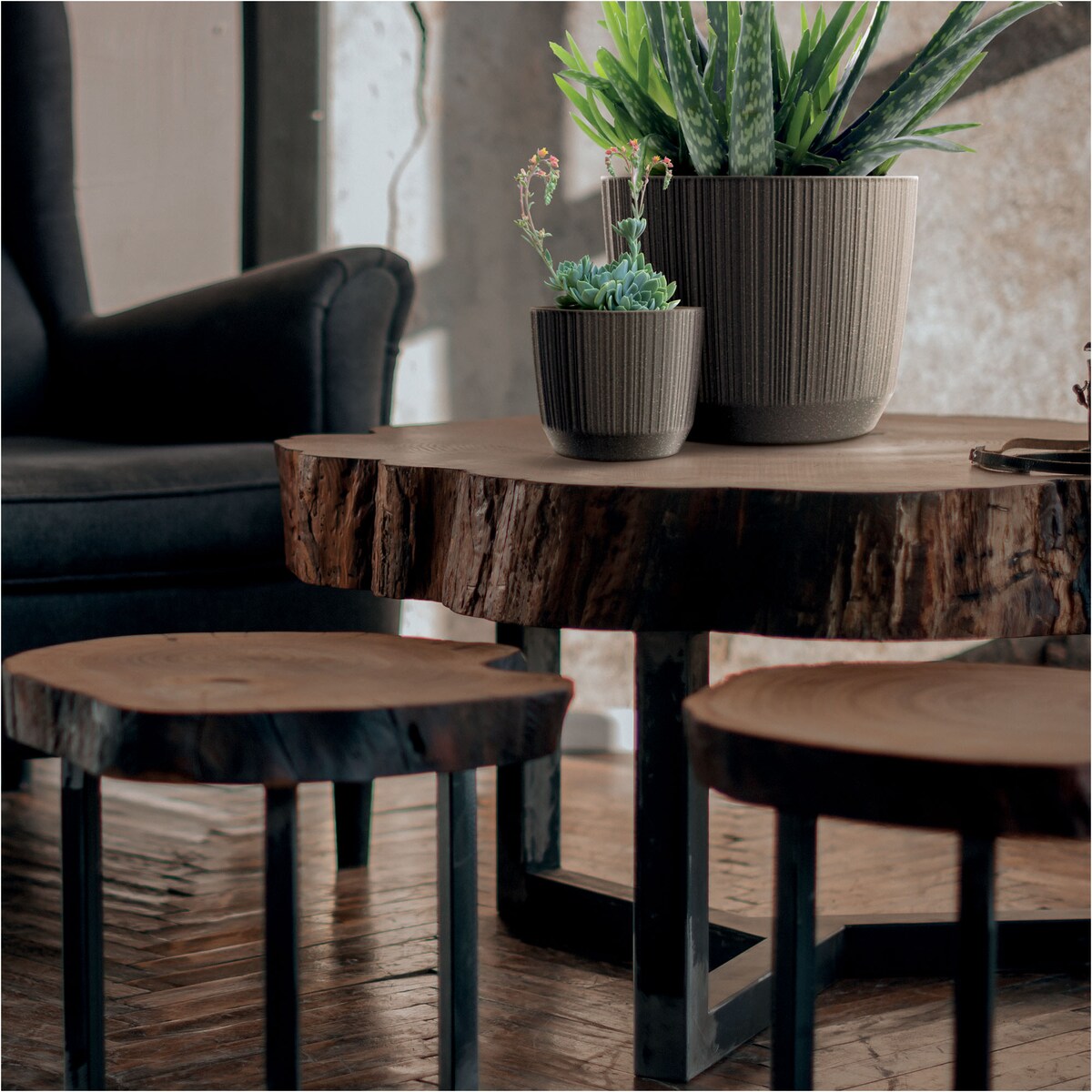 Doniczka Osłonka Domowa 12,6 Cm Ryfo Na Stół Parapet Do Domu Kawa