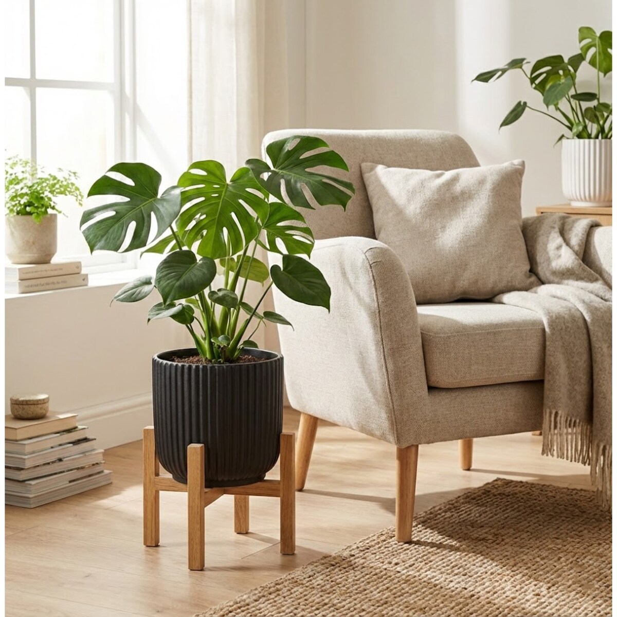 DONICZKA CERAMICZNA DUŻA 24cm NA BALKON TARAS BONSAI KWIATY LOFT OSŁONKA