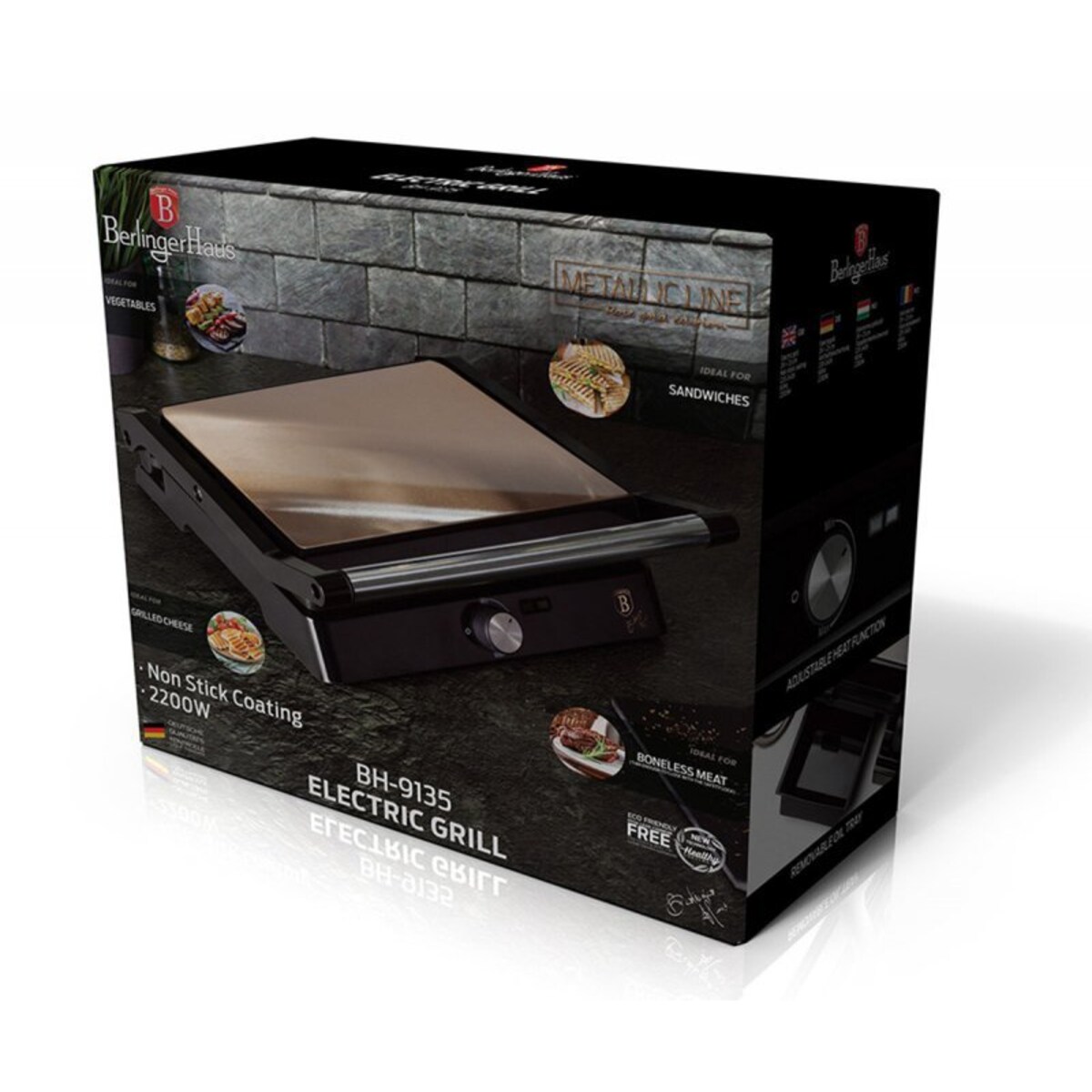 Grill Elektryczny Opiekacz Berlinger Haus