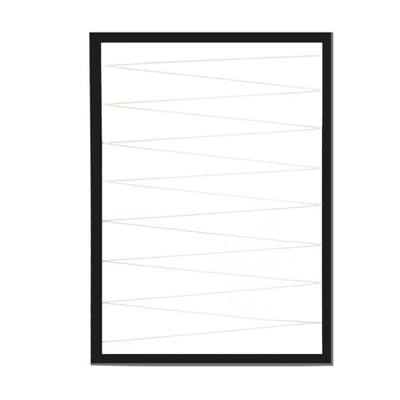 Ramka Na Zdjęcia 50X70 Cm Multiramka Ze Sznurkami Galeria Czarna