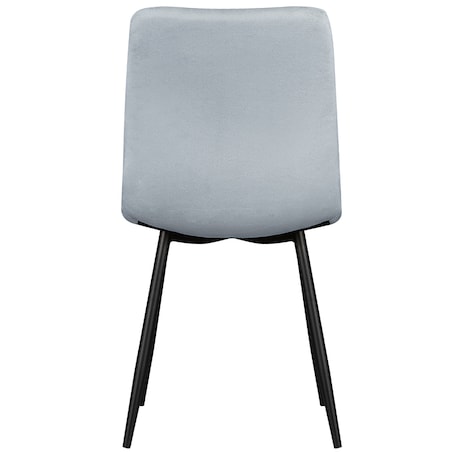 Krzesło tapicerowane welurowe klasyczne szare gładkie do salonu jadalni