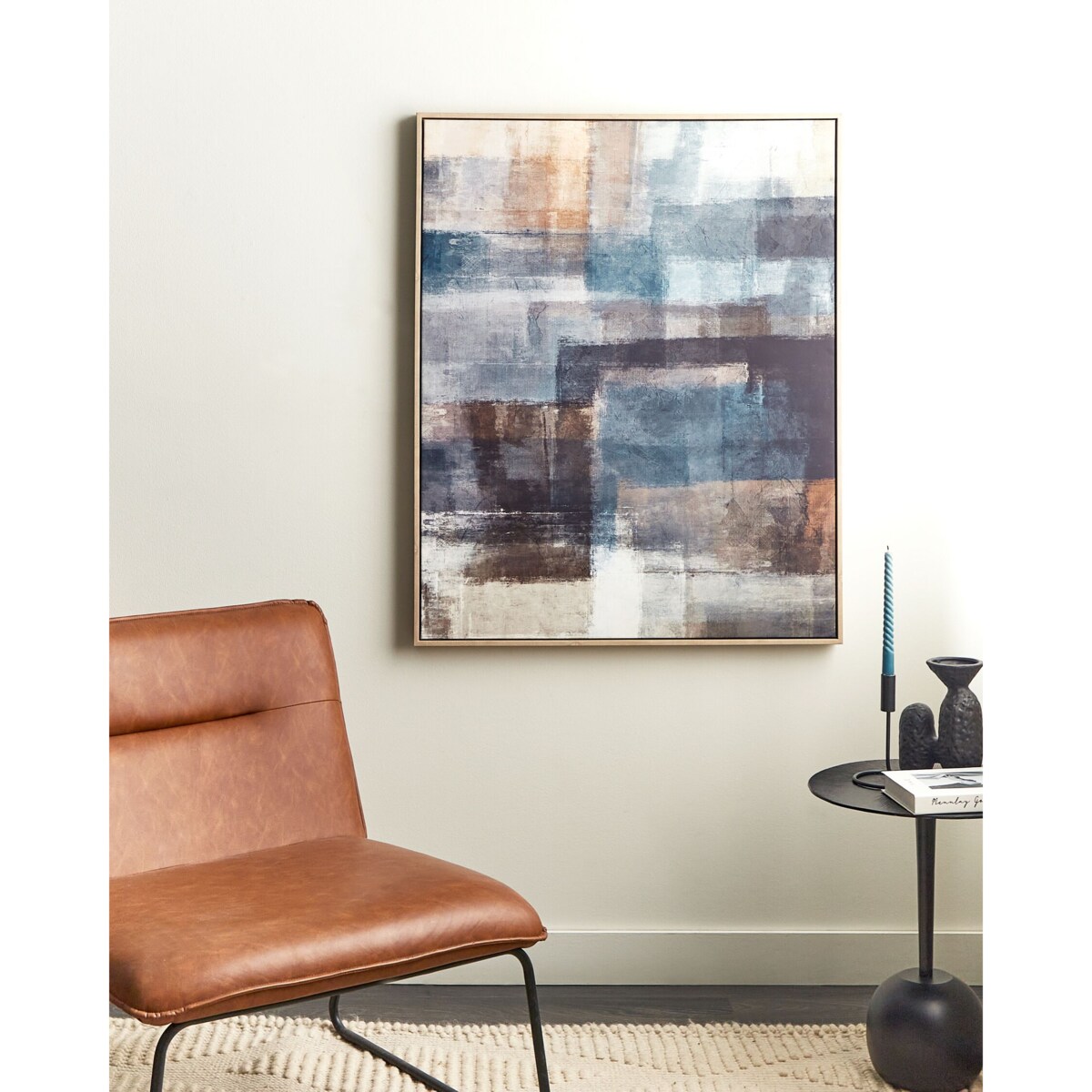 Obraz na płótnie PULSANO Motyw abstrakcyjny 83 x 103 cm Kolorowy