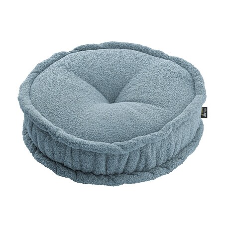 Puf francuski, niebieski, 50x13cm, Boucle